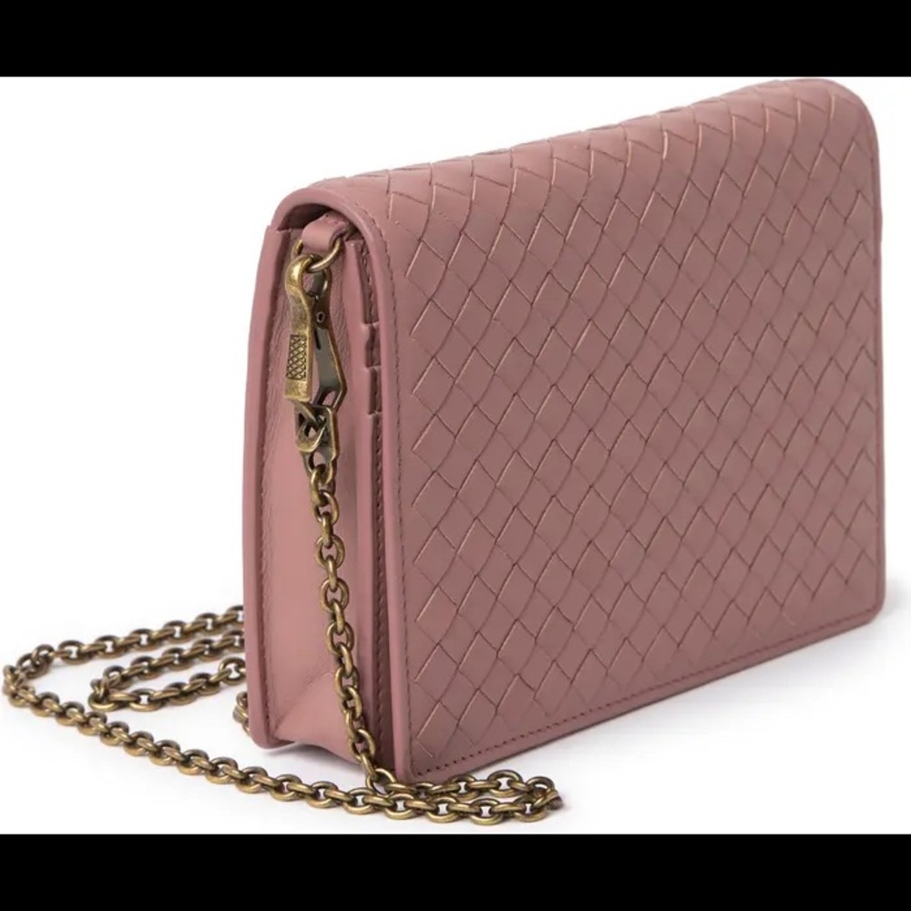 New Bottega Veneta Deco Rose Woven Crossbody Bag